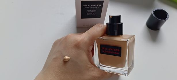 Mimizai-shu uemura 植村秀unlimited care 無限修護透光精華粉底 (透光瓶)_2