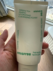 GinGin-INNISFREE綠茶保濕潔面膏_1