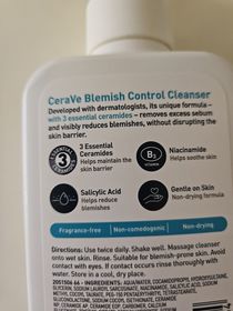 shirleywong-CeraVe去油抗瑕疵白泥潔膚露_2