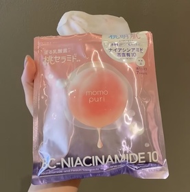 Sakura醬-MOMO PURI蜜桃保濕啫喱面膜_1