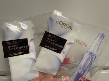 Ceccinmydin-Loreal Paris活力緊緻透明質酸注入式保濕精華安瓶面膜_1