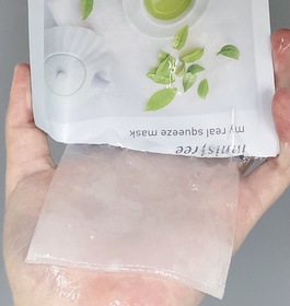 Sakura醬-INNISFREE專屬真萃鮮榨綠茶面膜_2
