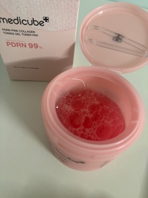 Yty-MedicubePDRN粉紅膠原凝膠爽膚棉_3