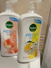 Nicole19-Dettol 滴露ProFresh清爽保濕沐浴露(水感蜜桃)_2