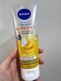 Soda soda-NIVEA果萃雙效SUPER C+ 防曬精華凝乳 SPF50 PA++++ _2