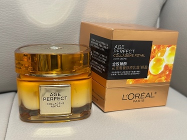 k-L'ORÉAL PARiS金致臻顏花蜜奢養膠原輕盈乳霜_1
