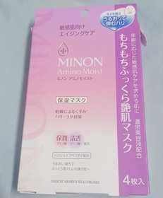 mandy-MINON AminoMoist氨基酸滋潤保濕 緊緻賦活彈潤盈亮面膜_1